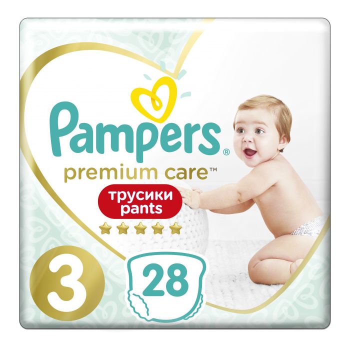 Підгузки-трусики Pampers Premium Care Pants 3 Midi (6-11 кг) №28