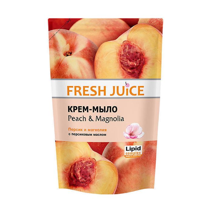 Гель-мило Fresh Juice персик дой-пак 460 мл