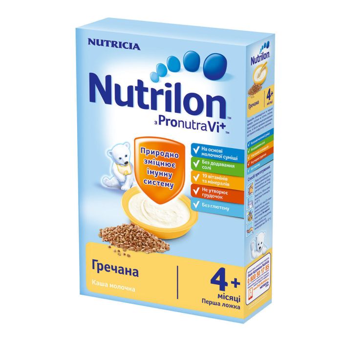 Каша Nutrilon молочна гречана з 6 місяців 225 г