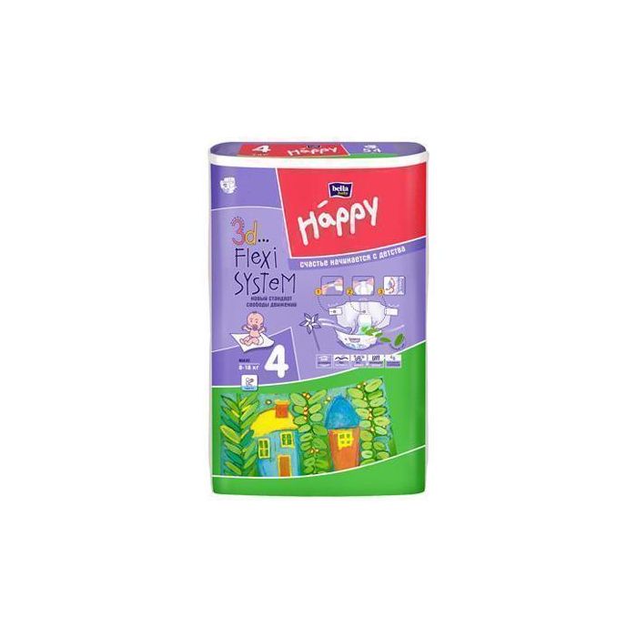 Підгузки Happy Maxi р.4 (8-18 кг) 70 шт