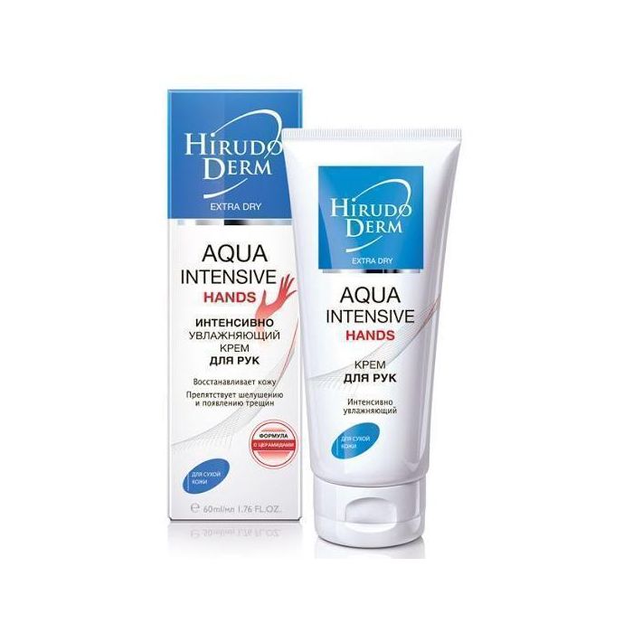 Крем для рук  Hirudo derm Extra Dry AQUA INTENSIVE HAND зволожуючий 60 мл