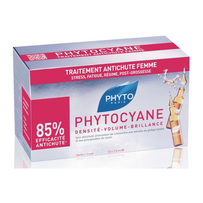 Засіб для лікування волосся Phyto Phytocyane 12x7,5 мл