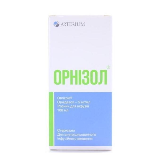 Орнизол розчин для інфузій 5 мг/мл 100 мл
