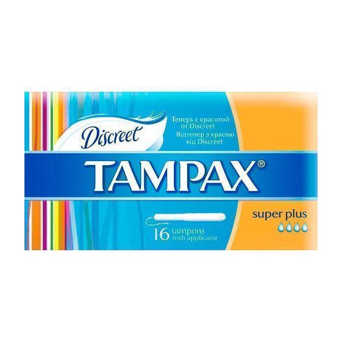 Тампони Tampax CEF Super Plus 16 шт