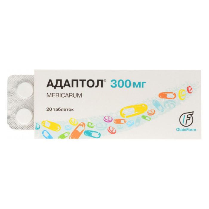 Адаптол 0,3 г таблетки №20