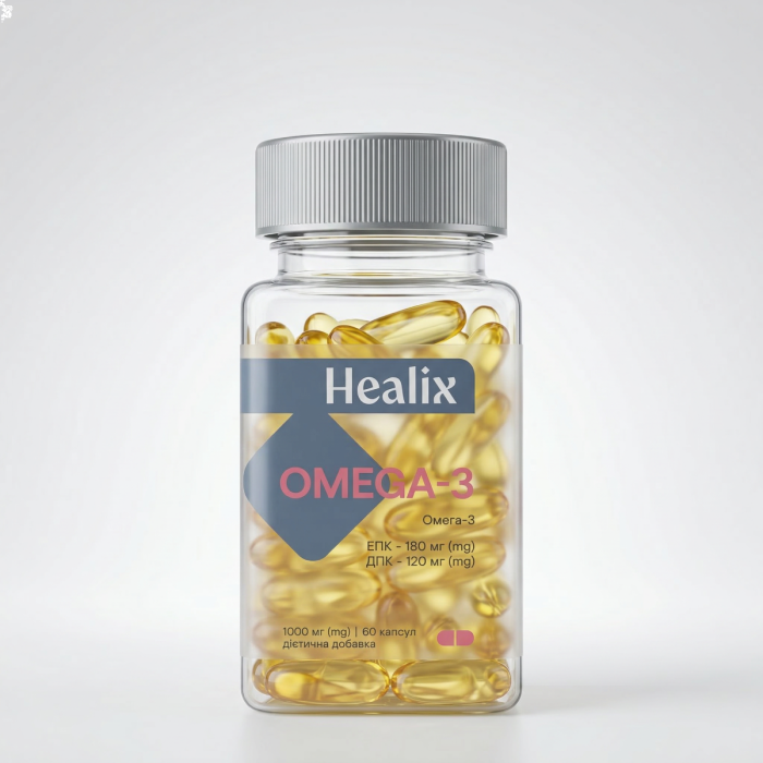 Healix (Хеликс) Омега-3 1000 мкг капсулы №60
