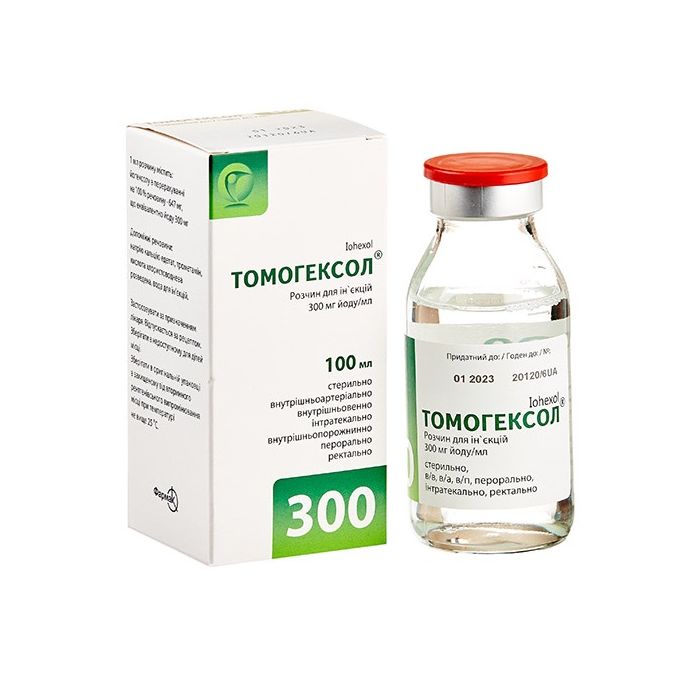 Томогексол розчин 300 мг йоду/мл 100 мл №1
