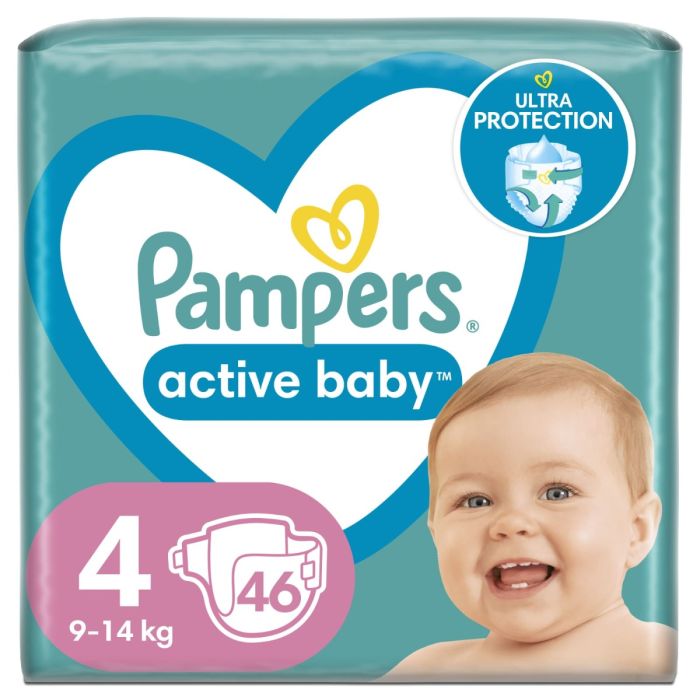 Підгузки Pampers Active Baby розмір 4 (9-14 кг) №46