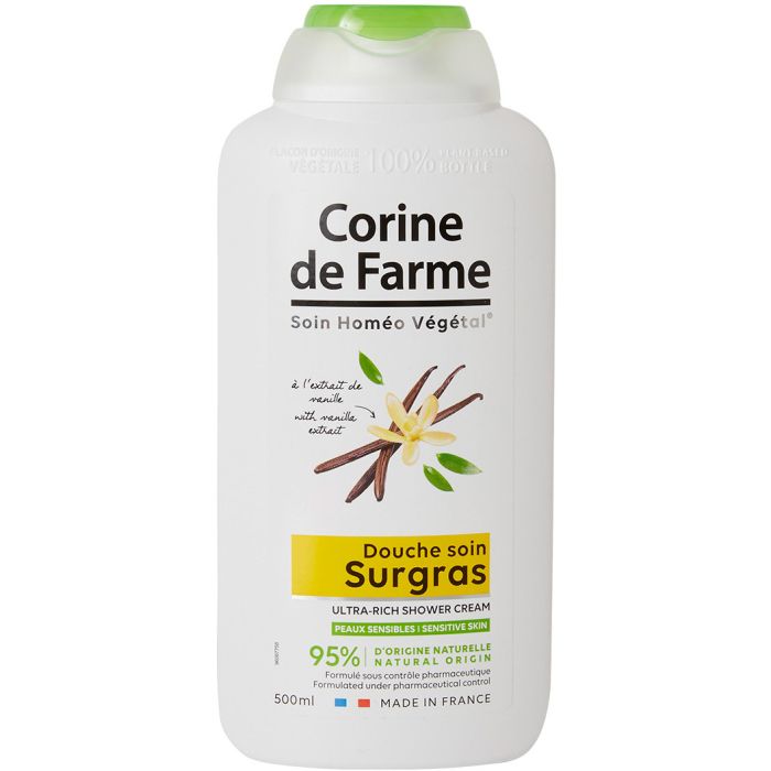 Гель-крем Corine De Farme для душу з екстрактом мадагаскарської ванілі 500 мл