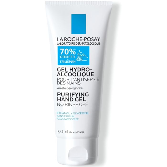 Гель La Roche-Posay для очищення рук, що не потребує змивання, 100 мл
