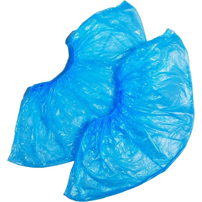 Бахилы Санорма полиэтиленовые 400х140х13 мкм нестерильные, 50 пар