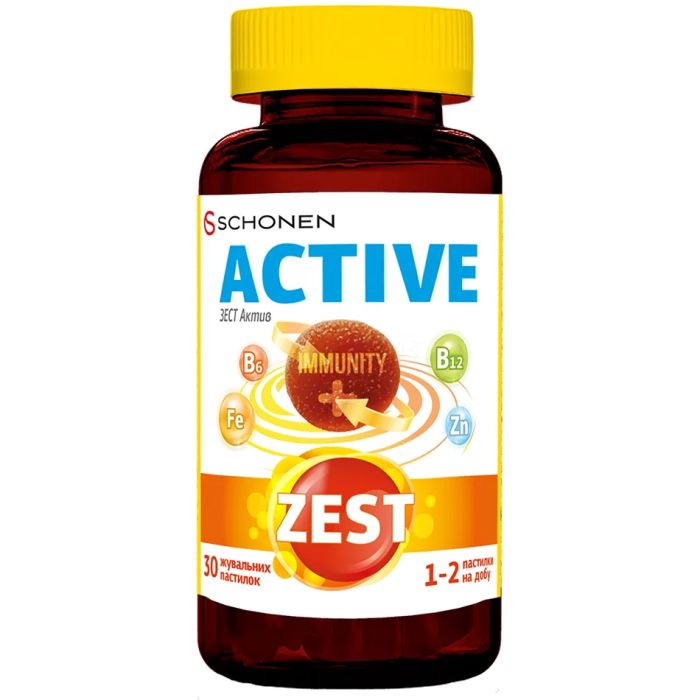 Zest Aktiv (Зест Актив) жевательные пастилки №30