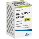 Варфарин 5 мг таблетки №30 foto 1