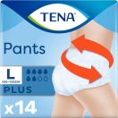 Подгузники-трусики для взрослых Tena Pants Plus урологические р.L №14 foto 1