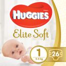 Підгузки Huggies Elite Soft р.1 Смол 26 шт foto 2