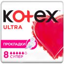 Прокладки Kotex Ultra Dry Super 8 шт foto 1