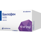 Баклофен 10 мг таблетки/міорелаксант/ №50 foto 1