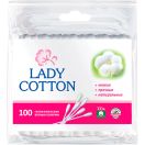 Палички ватні Lady Cotton в поліетиленовому пакеті 100 шт foto 1