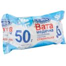 Вата мед. ст. 50г гигроск. рол. foto 1