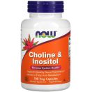 Now (Нау) Foods Choline Inositol капсули №100 foto 1