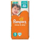 Підгузки Pampers Sleep& Play с ромашкой Junior 5 (11-18 кг) №58 foto 1