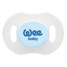 Пустышка Wee Baby (Ви Бэйби) ночная ортодонтическая с колпачком № 2 (цвет в ассортименте) foto 2
