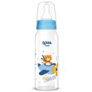 Пляшечка Wee Baby (Ві Бейбі) скляна для годування 250 мл, соска №1 (колір в асортименті) foto 3