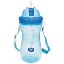 Поильник Wee Baby (Ви Бейби) с трубочкой и ремешком, 2 цвета, 340 мл (цвет в ассортименте) foto 3