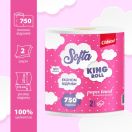 Рушник паперовий Chisto Softa King Roll двошаровий 750 відривів 1 рулон foto 2