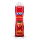 Інтимний гель-змазка DUREX Cheeky Strawberry зі смаком та ароматом полуниці (лубрикант), 50 мл foto 1