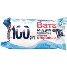 Вата Білосніжка стерильна гігієнічна, ролик 100 г foto 1