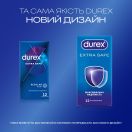 Презервативи латексні з силіконовою змазкою DUREX Extra Safe (потовщені для максимальної надійністі), 12 шт. foto 4