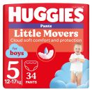 Трусики Huggies Little Movers для хлопчиків р.5 (12-17 кг) №34 foto 1