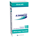 Азимед 200 мг/5 мл порошок для приготування суспензії 30 мл foto 1