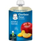 Пюре фруктове Gerber Яблуко, персик, 150 г foto 1