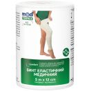 Бинт Medtextile еластичний медичний середньої розтяжності 5 м*12 см foto 1