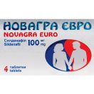 Новагра Євро 100 мг таблетки №4 foto 1