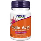 Now (Нау) Foods Folic Acid & B12 (Фолієва кислота) 800 мг таблетки №30 foto 1