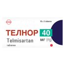 Телнор 40 мг таблетки №30 foto 1