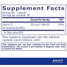 Pure Encapsulations Vitamin D3 (Вітамін D3) 1000 МО капсули №60 foto 2