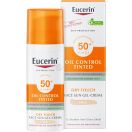 Гель-крем Eucerin (Юцерін) Oil Control Сонцезахисний тонуючий світлий для комбінованої і нормальної шкіри SPF50+, 50 мл foto 2