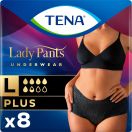 Труси урологічні жіночі Tena (Тена) Lady Pants Plus L №8 Black foto 1