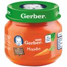 Пюре Gerber морковь (с 6 месяцев) 80 г foto 1