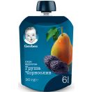 Пюре Gerber груша, чорнослив (з 6 місяців) 90 г foto 1