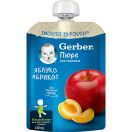 Пюре фруктове Gerber Яблуко, абрикос, 150 г foto 1