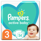 Підгузки Pampers Active Baby Розмір 3 (6-10 кг) 54 шт foto 1