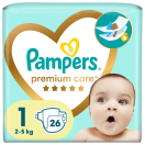 Підгузки Pampers Premium Care Newborn (2-5 кг) №26 foto 1