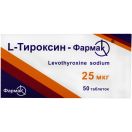 L-тироксин 25 мкг таблетки №50 foto 1