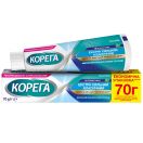 Фіксуючий крем для зубних протезів Корега Екстра Сильний Класичний М'ятний Смак 70 г foto 1