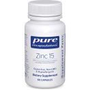 Pure Encapsulations Zinc Цинк пиколинат 15 мг капсулы №60 foto 1